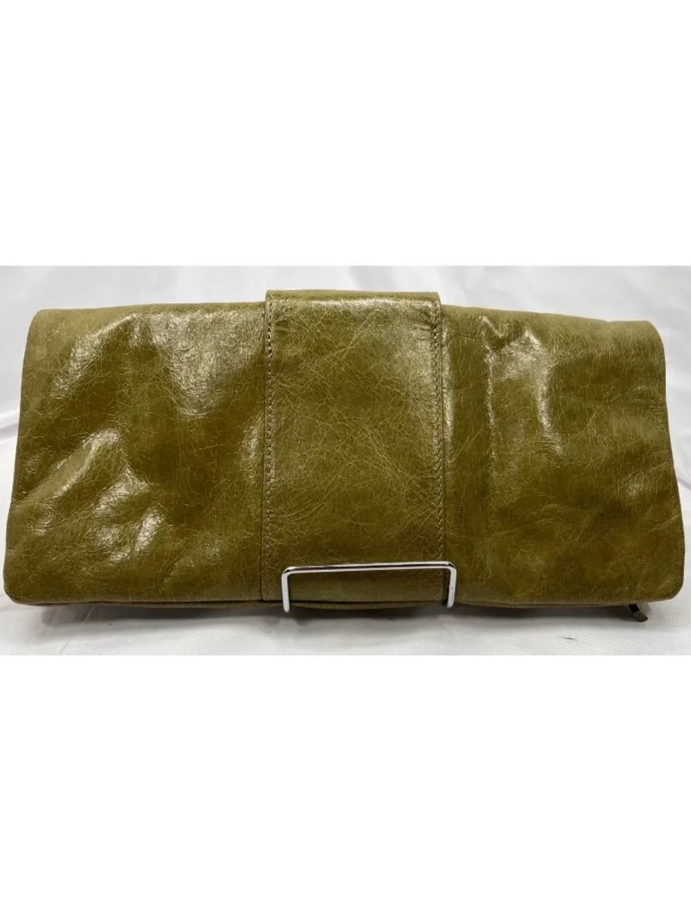 HOBO International Olive Green Clutch Ring Hardware